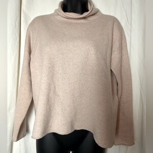 Eileen Fisher Women's Petite Sz PM 100% Cashmere Turtleneck Pullover Sweater